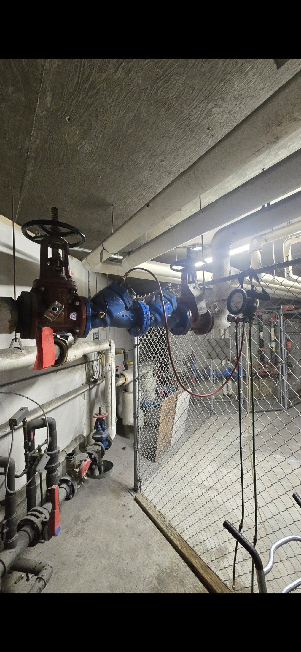 Certified backflow testing on a Calgary property by DNB