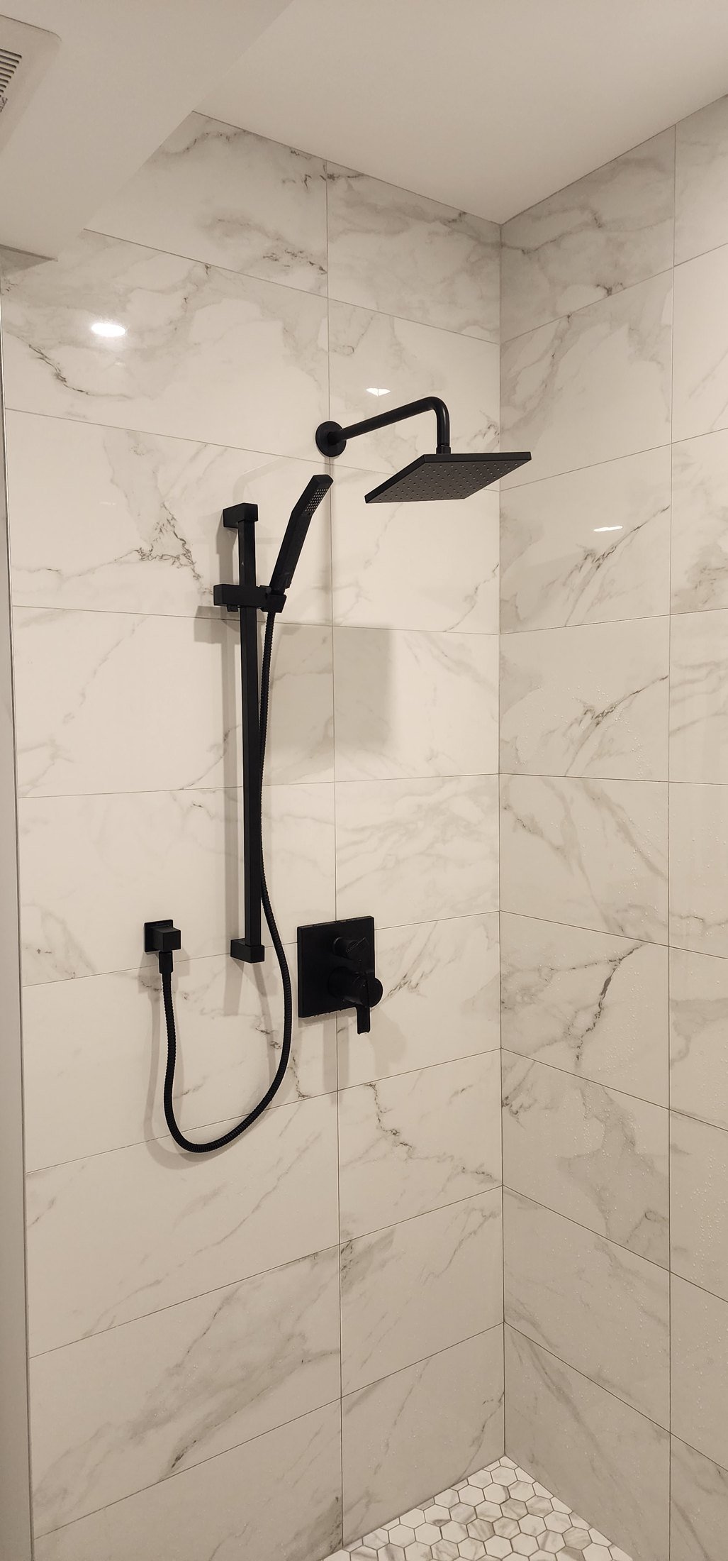 Bathroom plumbing rough-in completed by DNB Calgary