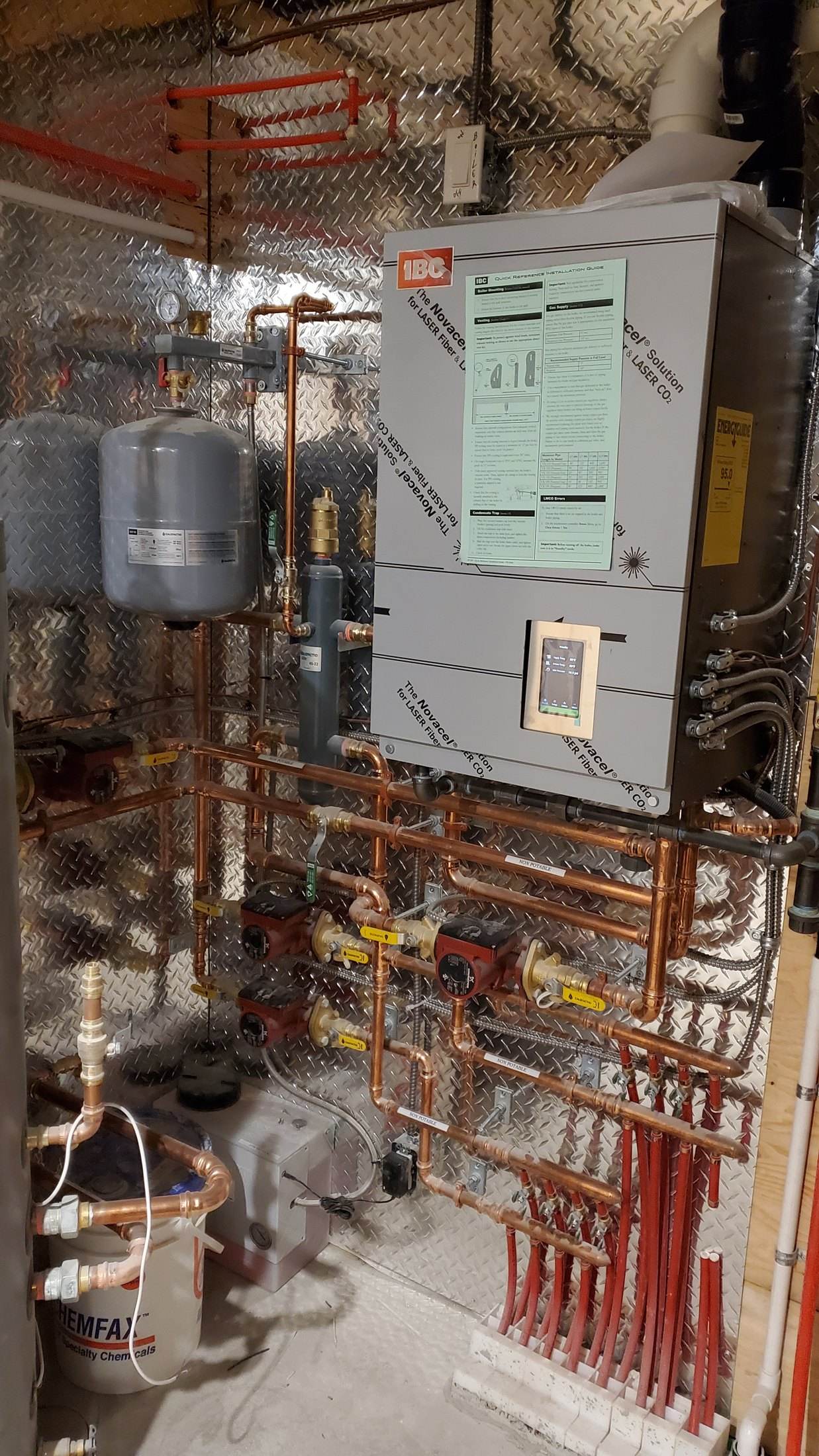 Calgary hydronic boiler and radiant heating system serviced by DNB