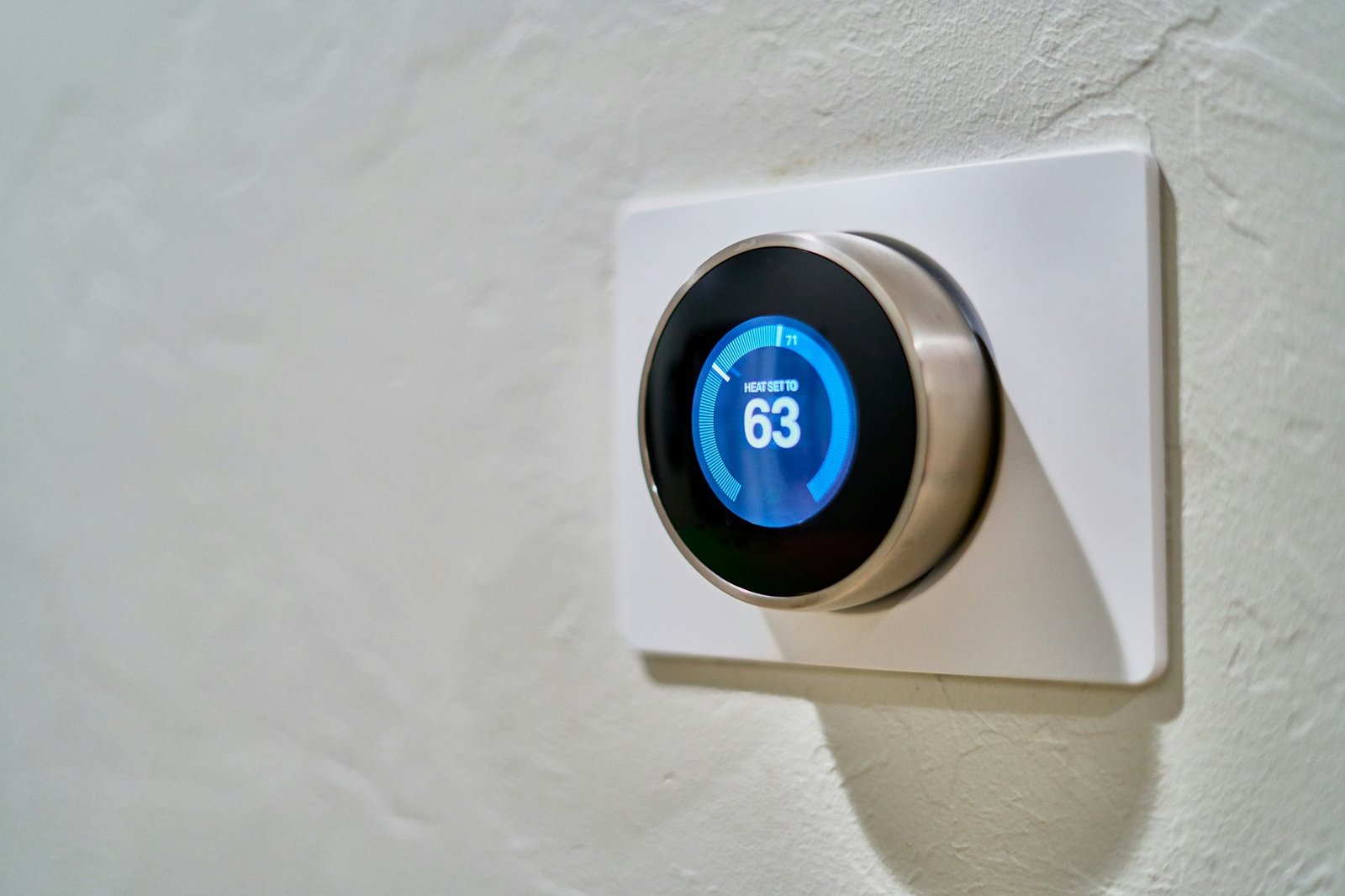 Smart thermostat installed in a Calgary home by DNB